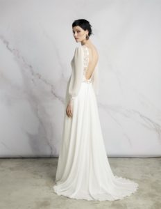 Brautkleid mit Schleppe