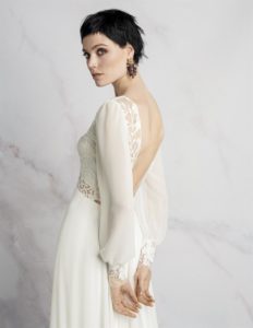 Modernes Brautkleid