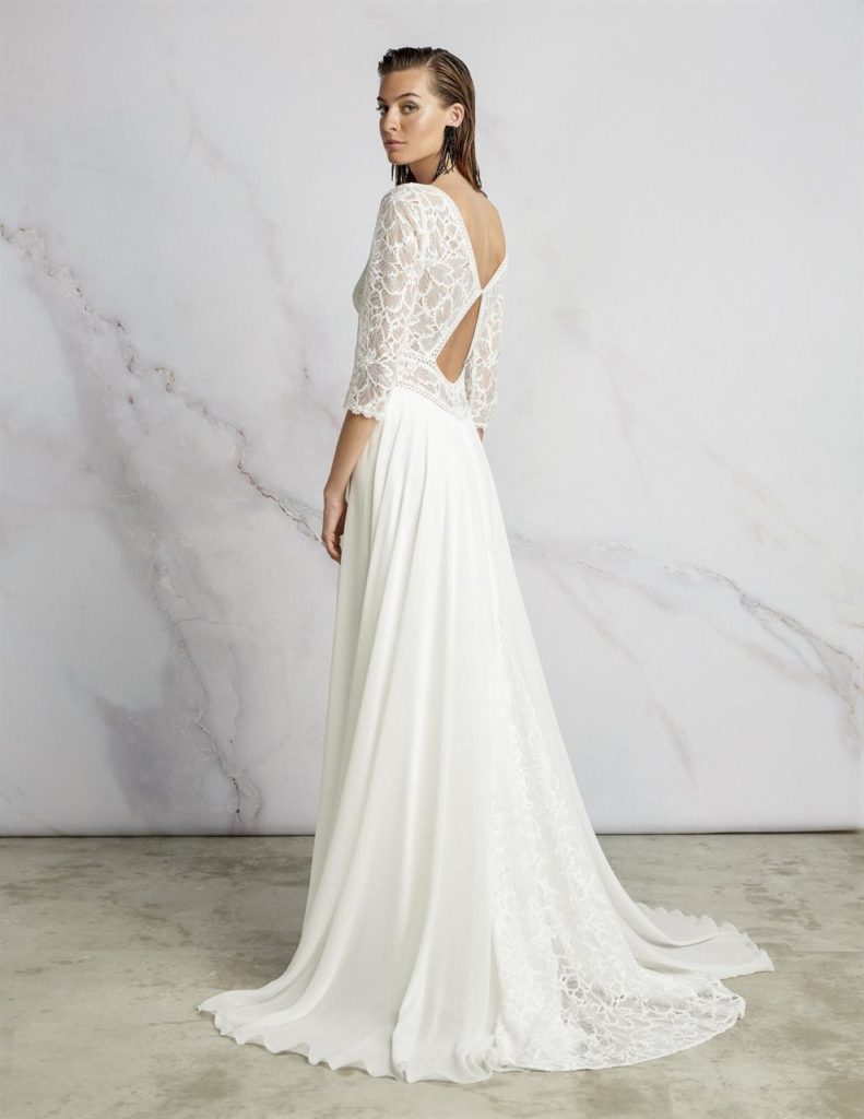 Brautkleid mit schönem Rücken