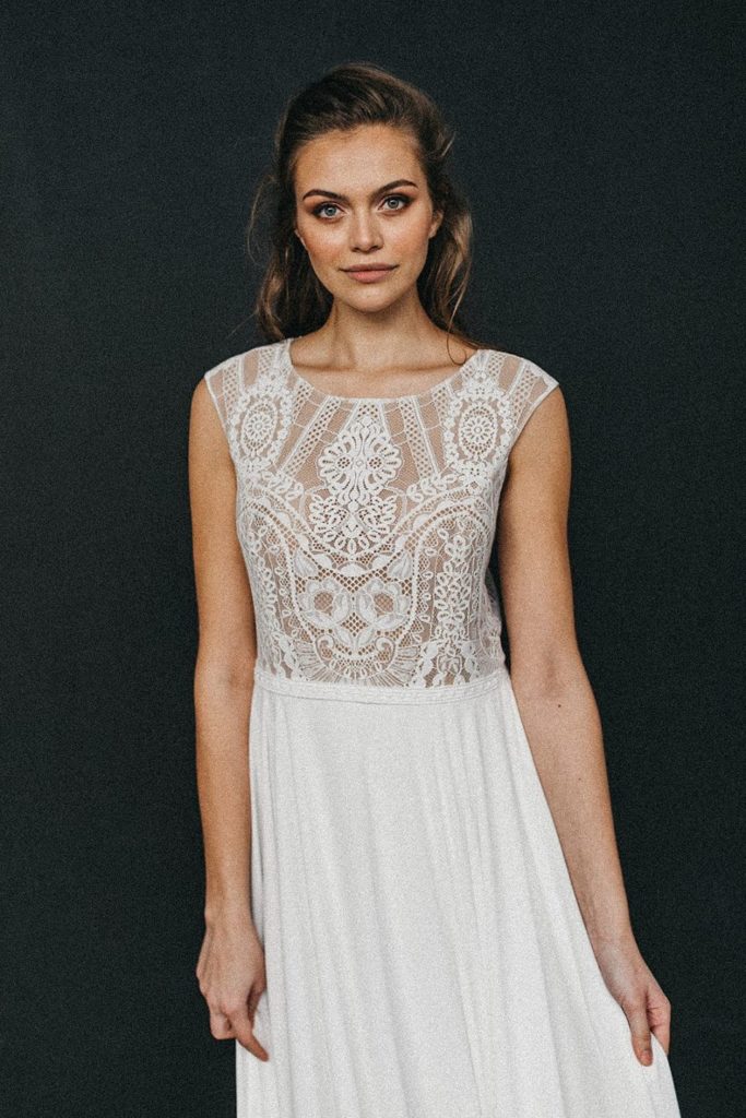 Brautkleid mit Spitze