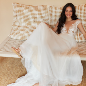 Elfenbrautkleid von Anna Kara