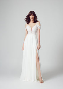 Bohokleid mit Carmenträgern